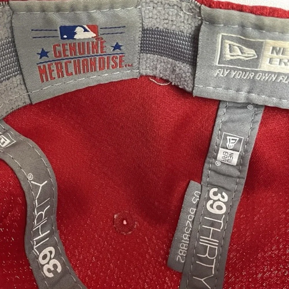 New Era 39 Thirty Philadelphia Phillies Baseball Cap Hat Child-Youth Red Logo‎